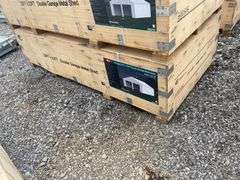 KJ Unused K2119 23ftx22ft Double Garage Metal Shed