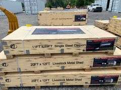 AllMetal Unused K1119 11ftx19ft All-Steel Carport