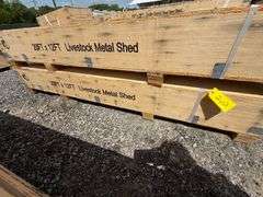 KJ Unused K1912 20ftx12ft Livestock Metal Shed