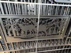 2025 KJ Unused K0720 Heavy Duty Metal Farm Driveway Gates