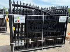 2025 AllMetal Unused K0720 Metal Farm Driveway Gates