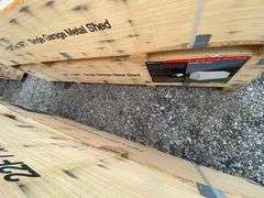 AllMetal Unused K1220 12ftx20ft Single Garage Metal Shed