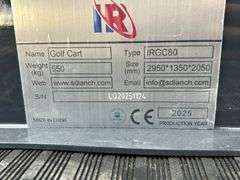 2025 IR Sdlanch Unused IRGC80 Electric Golf Cart