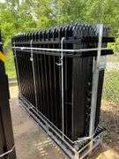 2025 KJ Unused K0608-22 Heavy Duty Powder Coated Steel Site Fence