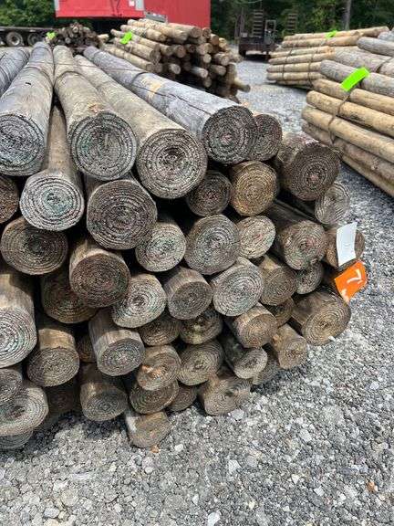 Untreated Wood Posts - Qty: 94