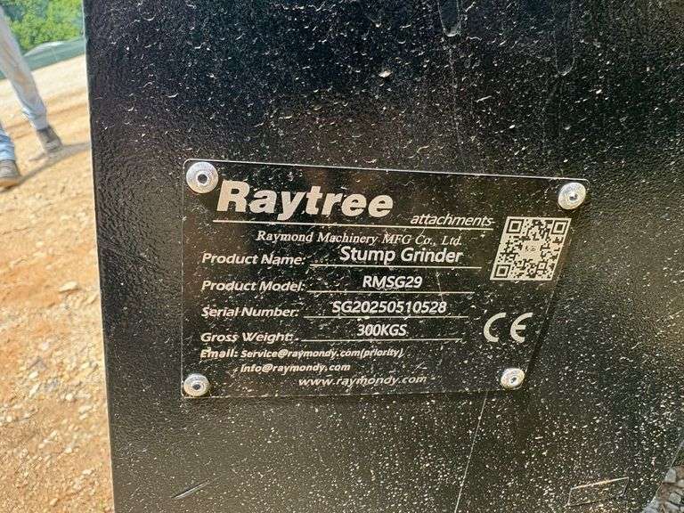 2025 Raytree Unused RMSG29 29" Stump Grinder