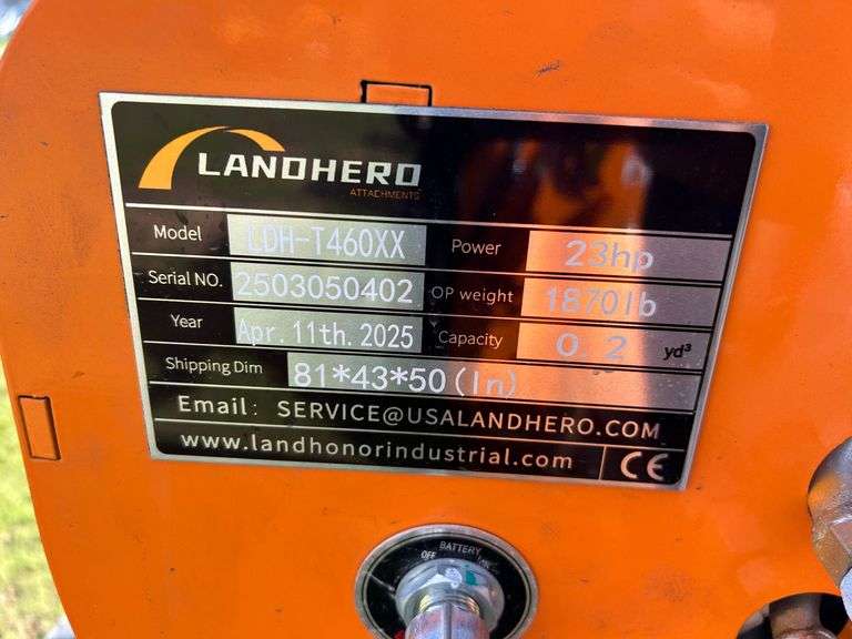 2025 Landhero Unused LDH-T460XX Mini-Track Loader