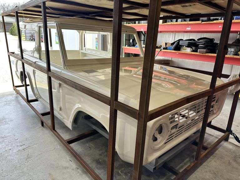 1966-1977 NEW Bronco Body - Seafoam Green w/Whimbleton White Top