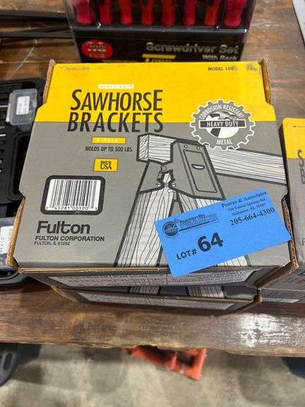 Lot - New Fulton Sawhorse Brackets