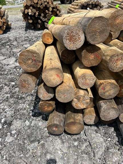 Untreated Wood Posts - Qty: 46