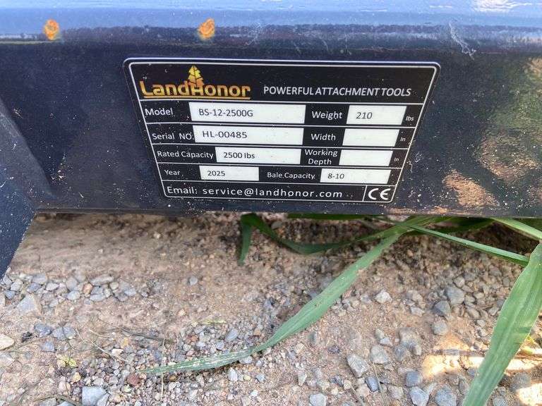 2025 Landhonor Unused BS-12-2500G Skid Steer Bale Spears
