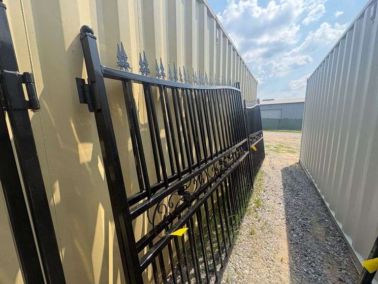 2025 Miva Unused Decorated Entrance Gates, Pair