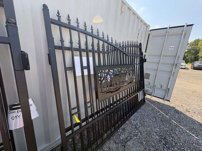 2025 KJ Unused K0720 Metal Farm Driveway Gates