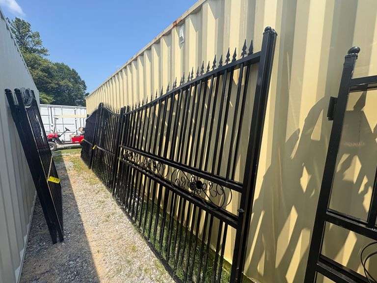 2025 Miva Unused Decorated Entrance Gates, Pair