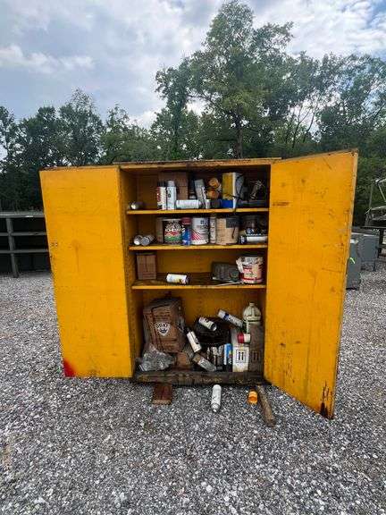 Safety Storage Cabinet - 18in L x 43.5 W x 65in H