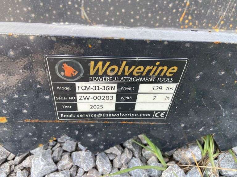 2025 Wolverine Unused FCM-31-36IN Excavator Thumb