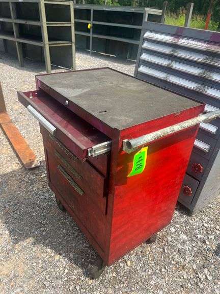 Kennedy 5-Drawer Roller Cabinet and Tool Box with Assorted Tools