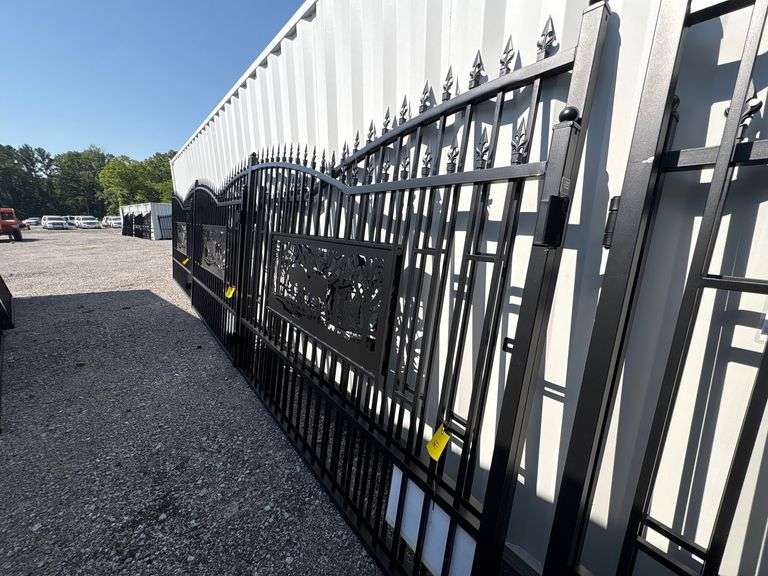 2025 KJ Unused K0720 Metal Farm Driveway Gates