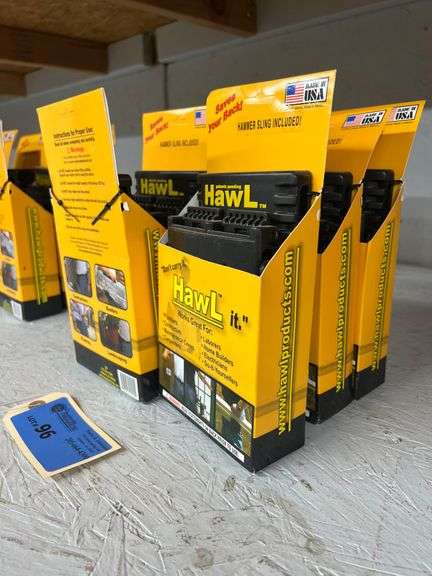 (6) New Hawl-It Builder Belt Materials Carry Assistant Tool