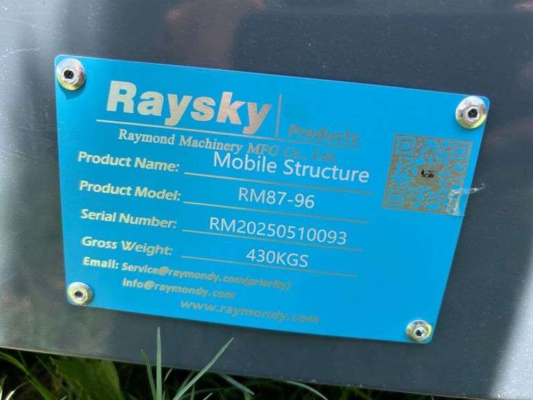 2025 Raysky Unused RM87-96 Mobile Restroom