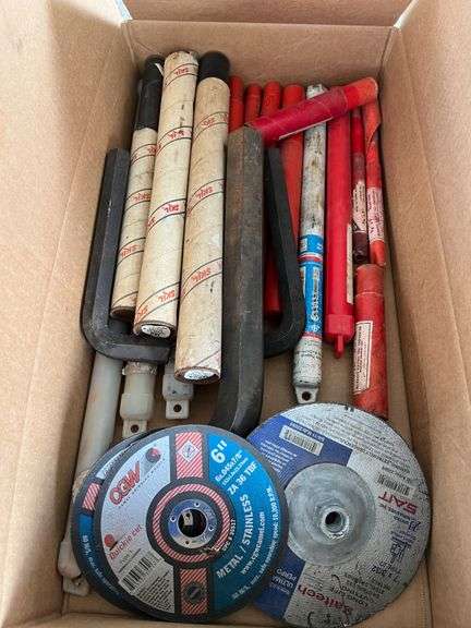 Assorted Drill Bits and Large Hex Allen Wrenches