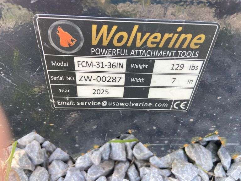 2025 Wolverine Unused FCM-31-36IN Excavator Thumb