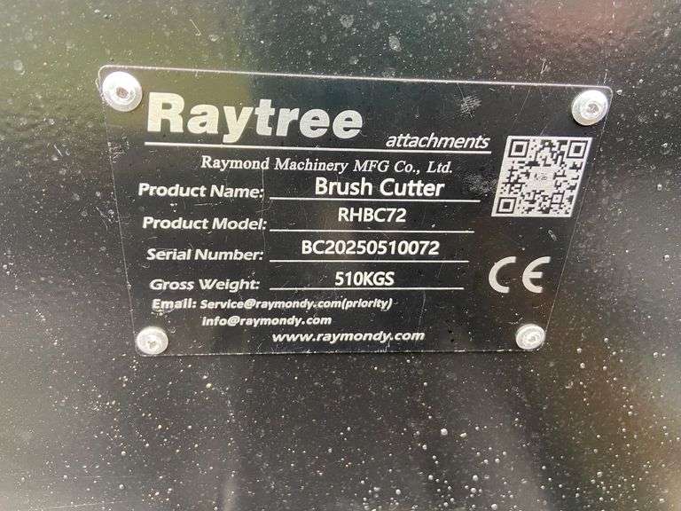 2025 Raytree Unused RHBC72 4-Blade Brush Cutter