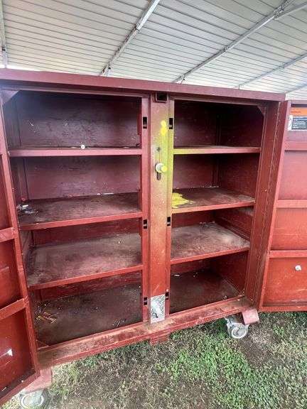Jobox 60in W x 24in D Heavy-Duty 2-Door Cabinet, Model 1-694990