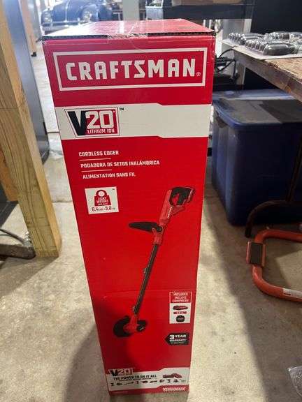 New Craftsman Cordless Edger - 20V with Battery and Charger