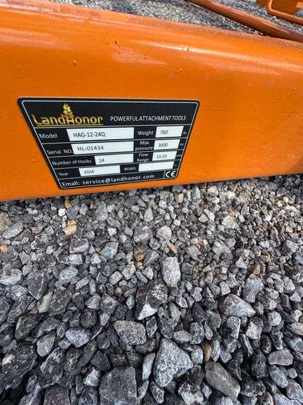 2025 Landhonor Unused HAG-12-24Q Skidsteer Hay Accumulator Grapple