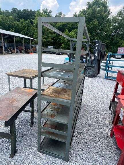 Steel Shelf - 72.5in L x 19in W x 75in H