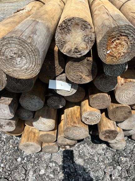 Untreated Wood Posts - Qty: 60 Posts