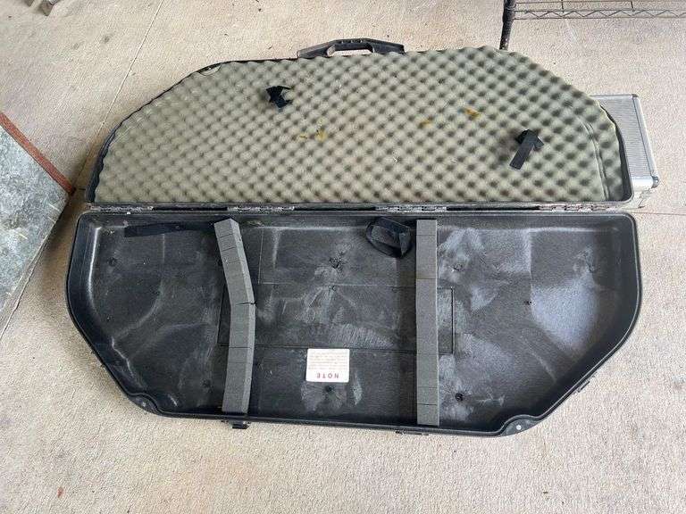 (2) Cases - Aluminum Gun Case and Bow Case