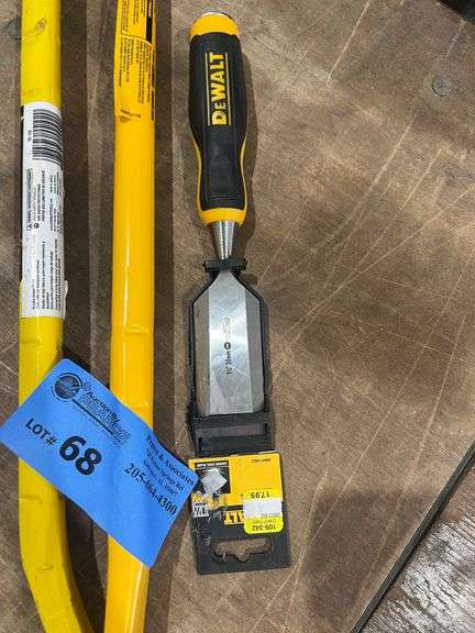Stanley and Dewalt Crowbar and Chisel