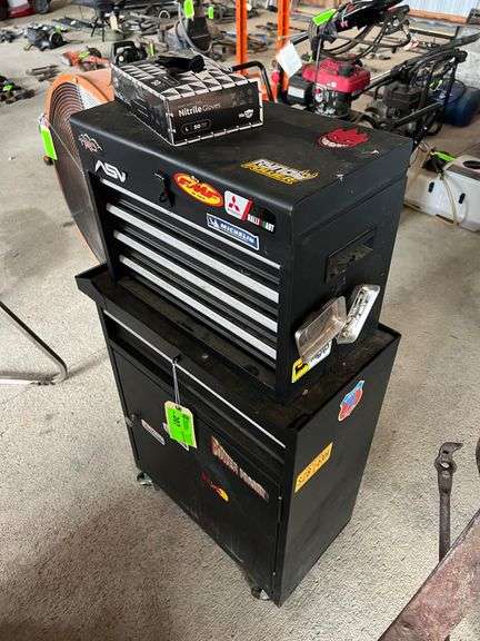 Rolling Tool Box with Contents