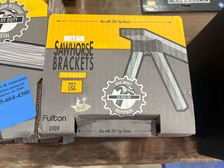 Lot - New Fulton Sawhorse Brackets