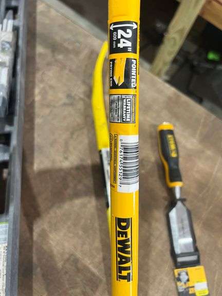 Stanley and Dewalt Crowbar and Chisel