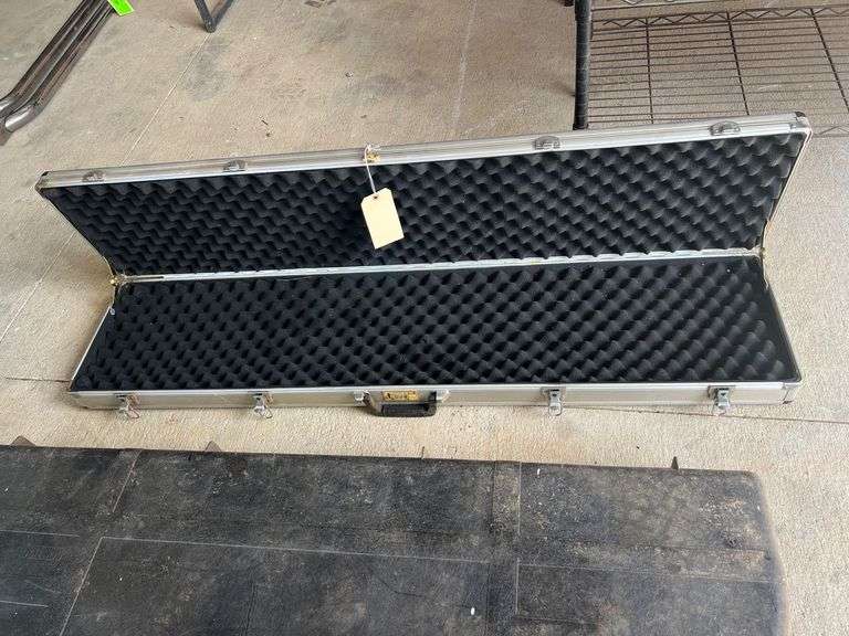 (2) Cases - Aluminum Gun Case and Bow Case