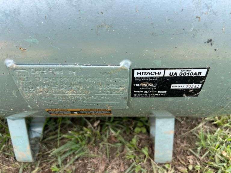 Hitachi Metabo 10 Gal Air Tank