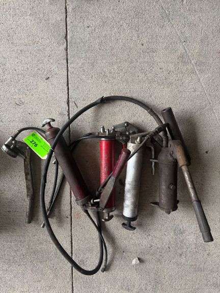 Lot - Assorted Grease Guns