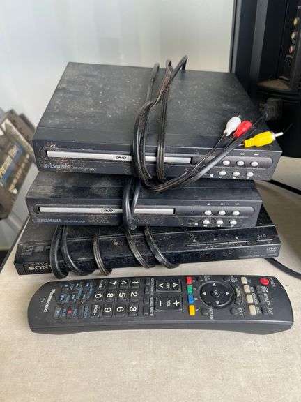 Lot - Televisions, DVD Players, Remote