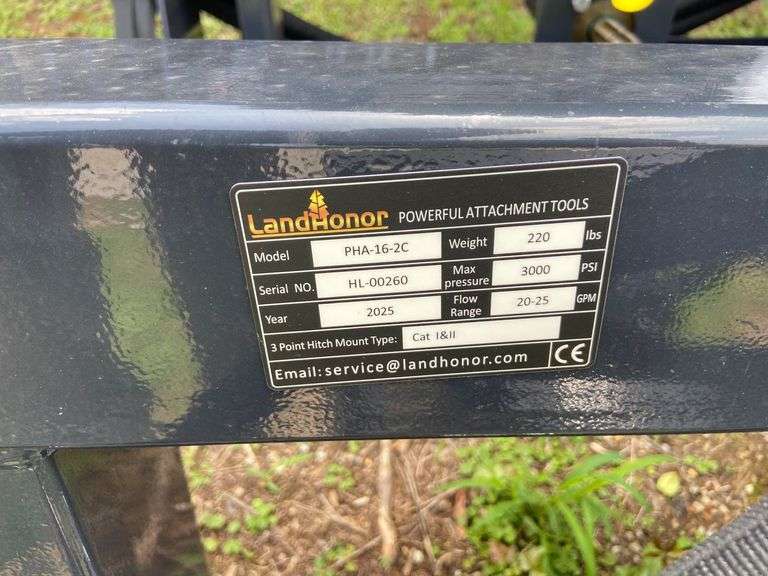 2025 Landhonor Unused PHA-16-2C Skid Steer 3 Point Hitch Adapter