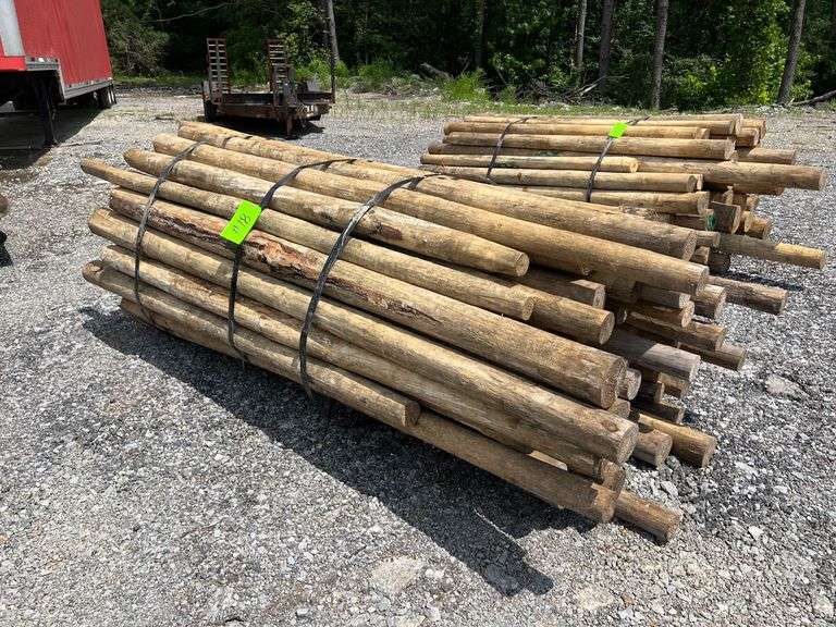 Untreated Wood Posts - Qty: 79