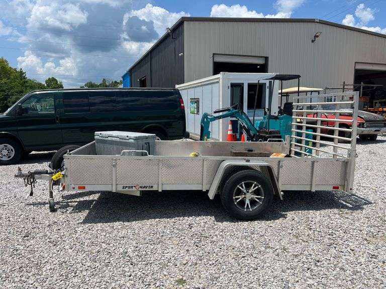 2012 Sport Haven 12ft Aluminum Trailer with Winch