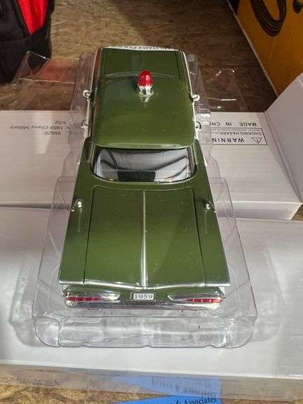 (2) Model 1959 Chevy Military Police Car