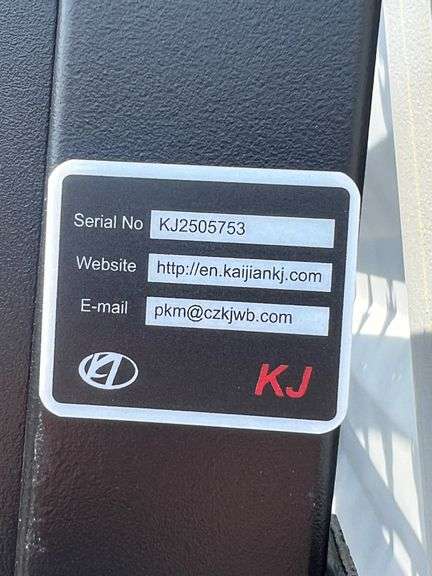 2025 KJ Unused K0720 Metal Farm Driveway Gates