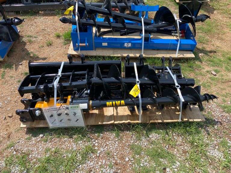 Pallet - 2025 MIVA Unused Mini-Excavator Attachments Set