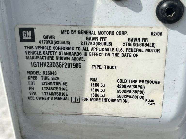2006 GMC Sierra Pickup