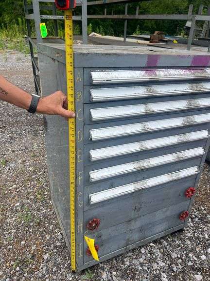Kennedy 5-Drawer Roller Cabinet and Tool Box with Assorted Tools