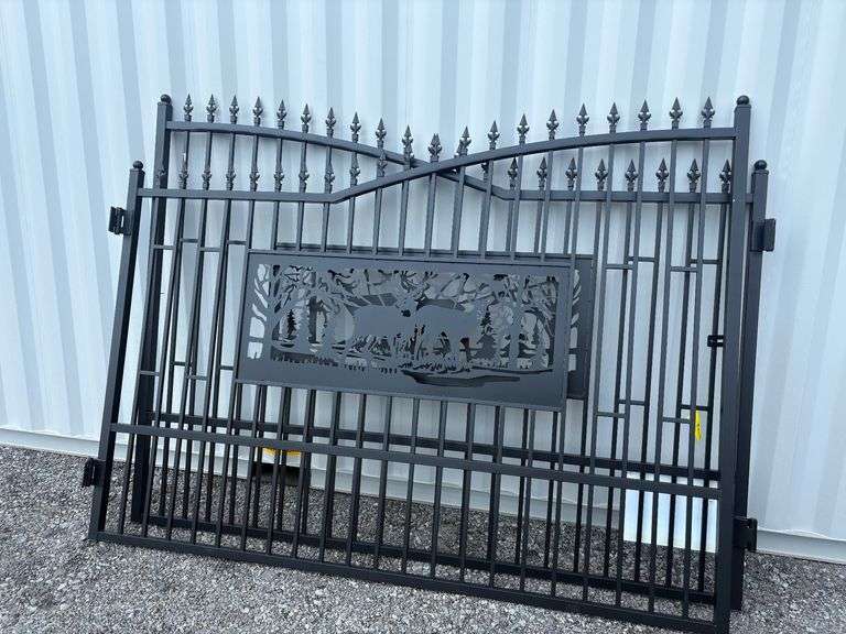 2025 KJ Unused K0720 Metal Farm Driveway Gates